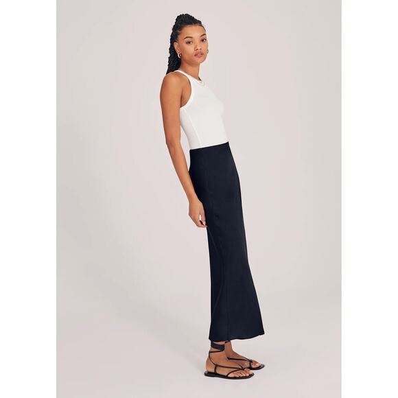FAVORITE DAUGHTER The Favorite Skirt Midi Skirt Maxi Skirt Black - Picture 3 of 7